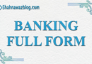 Banking Full Form