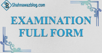 EXAMINATION FULL FORM